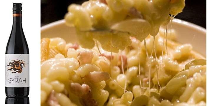 Tidernas Mac ’n Cheese med goda SOLI Syrah