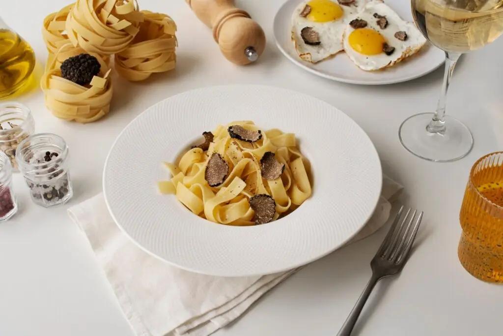 Krämig tryffelpasta