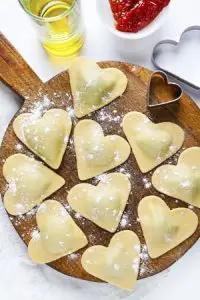 Kärleksmiddag imorgon! Hjärtliga ravioli & gott rosa bubbel