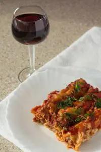 Galet gott! Lammfärs i Manicotti & fina Dogliani Superiore