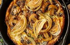 Läcker frittata och ett lagom fylligt rödvin