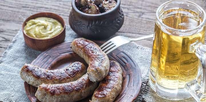 Idag grillar vi Bratwurst och tar en öl!