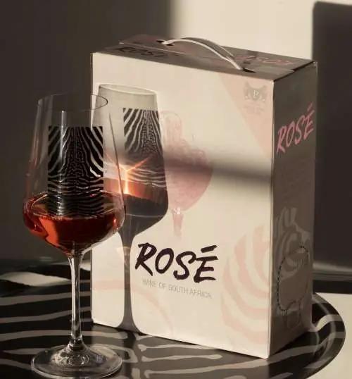 Zebra-vin roséboxen 