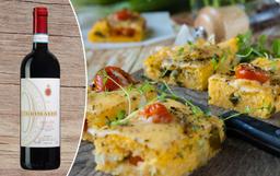 Dolcetto -vin och läckra polentakakor