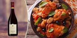 Elegant Pinot Noir med Kyckling Cacciatore!