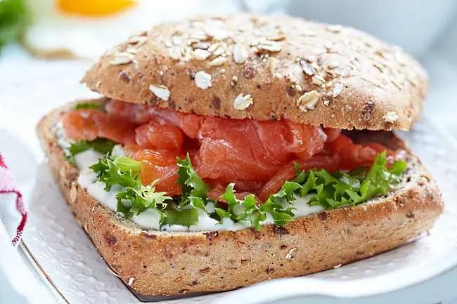 picknickvinet Reuben Lox sandwich