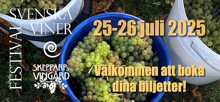 Dags att börja planera för årliga Vinfestivalen!